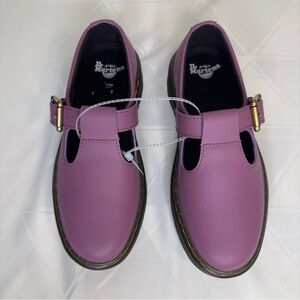 Dr Martens Women’s  Zavala Mary Jane Platform Shoes Purple Size 5